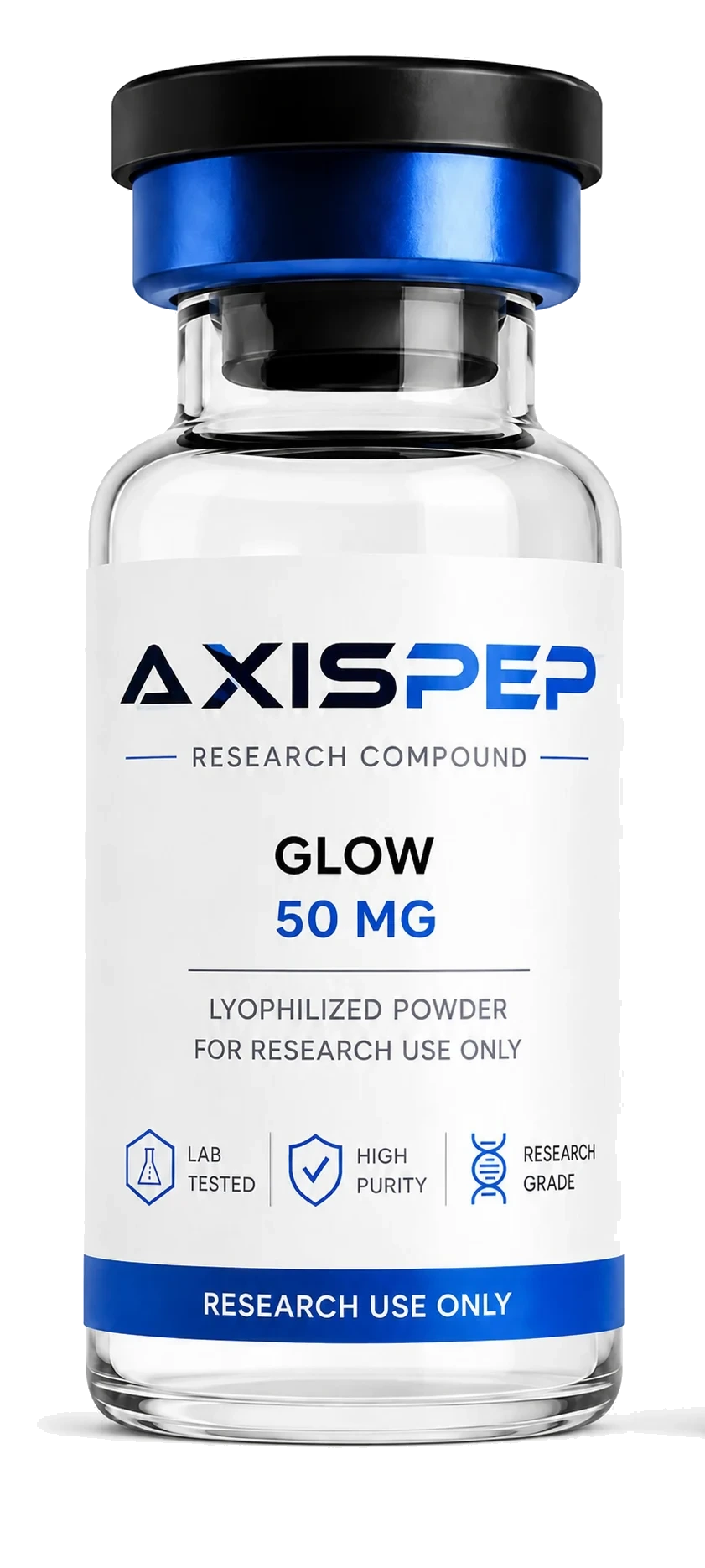 GLOW 50mg Axispep research vial